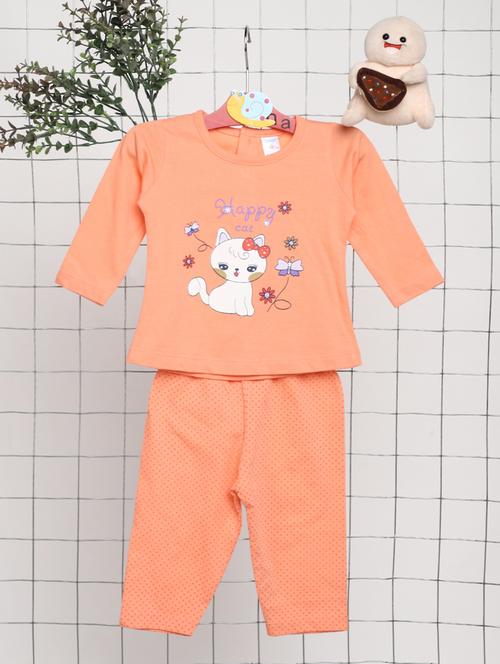 kids cotton full lenght set - 20362033 - Very Small Image - 1