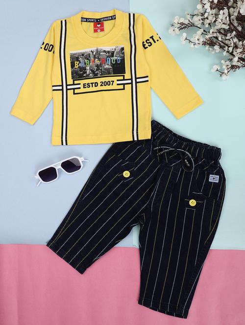 kids cotton full lenght set - 20362131 - Very Small Image - 1