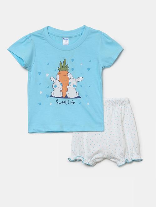 kids cotton shorts set - 20362132 - Very Small Image - 1