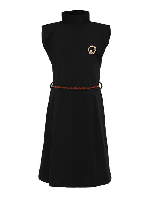 girls mock neck sleeveless frock - 20362555 - Very Small Image - 1