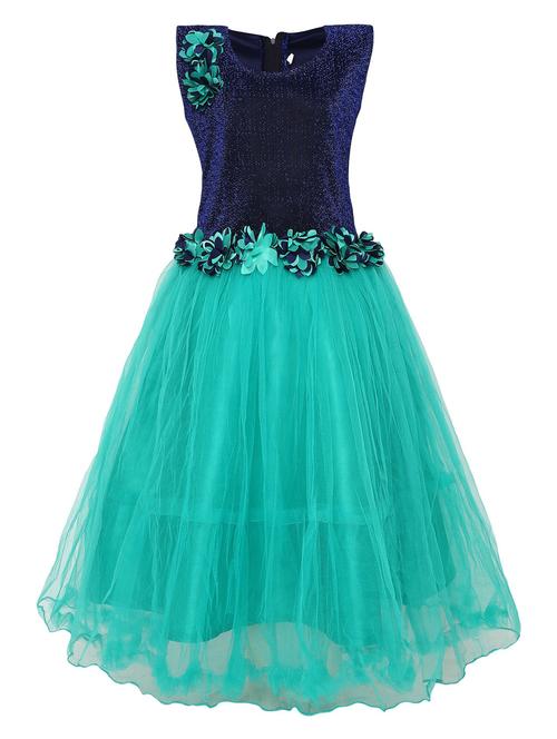 girls multi color cotton blend frock - 20362557 - Very Small Image - 1