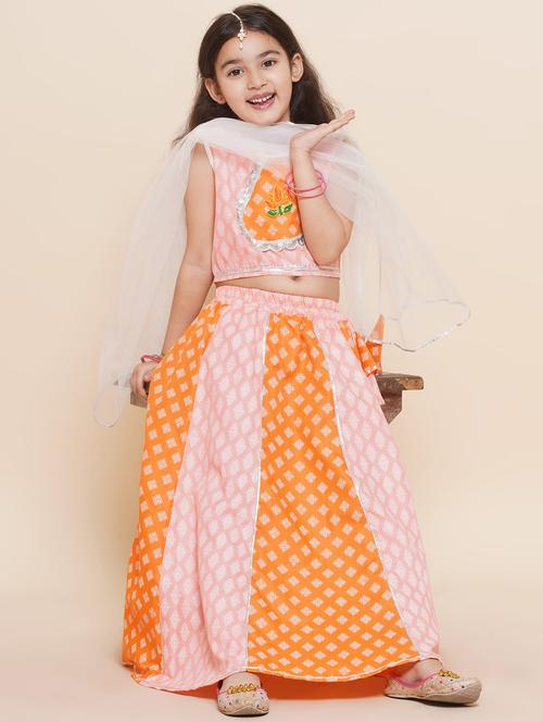 multi color printed lehenga choli - 20362666 - Very Small Image - 1