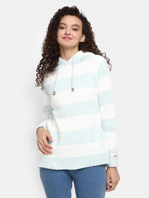 women's multi-colored striped pullover - 20362899 - Very Small Image - 1
