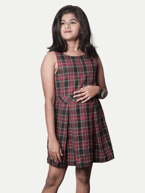 girls round neck sleeveless frock - 20364761 - Very Small Image - 1