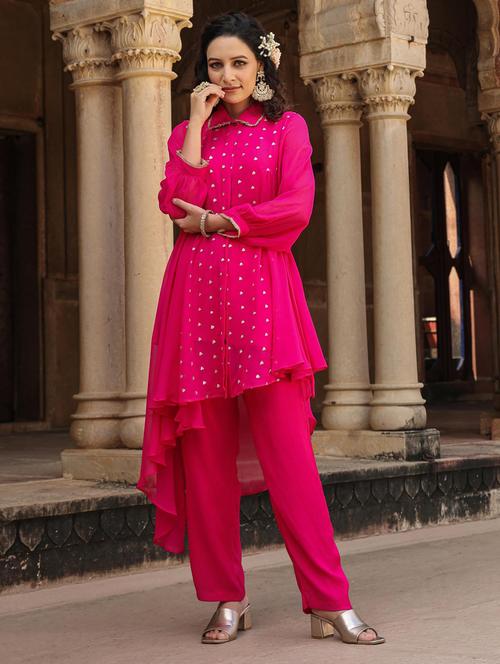 pink long sleeve co-ord set - 20365002 - Very Small Image - 1