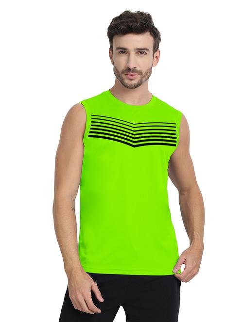 striped polyester vest - 20367391 - Very Small Image - 1