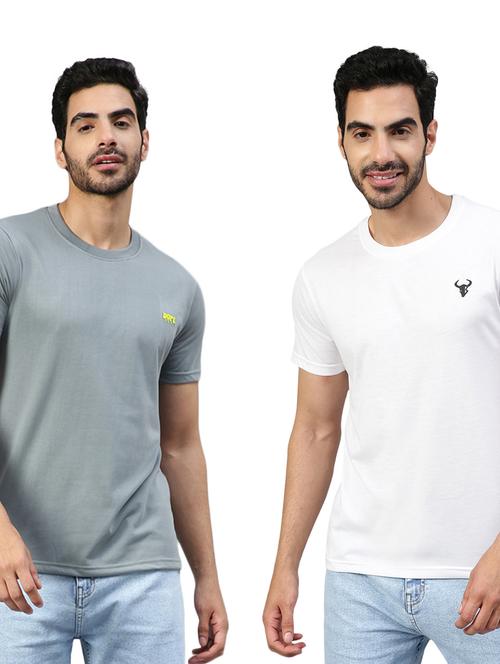 pack of 2 round neck t-shirt - 20368234 - Very Small Image - 1