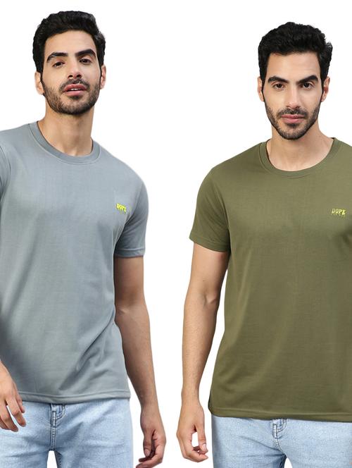 pack of 2 round neck t-shirt - 20368247 - Very Small Image - 1