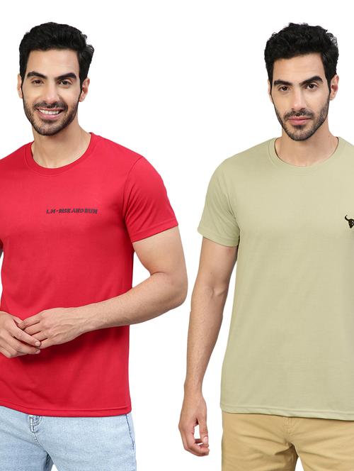 pack of 2 round neck t-shirt - 20368262 - Very Small Image - 1
