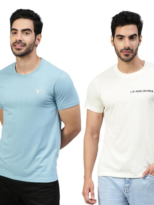 pack of 2 round neck t-shirt - 20368274 - Very Small Image - 1