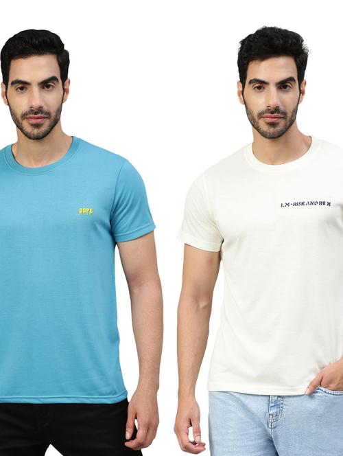 pack of 2 round neck t-shirt - 20368304 - Very Small Image - 1
