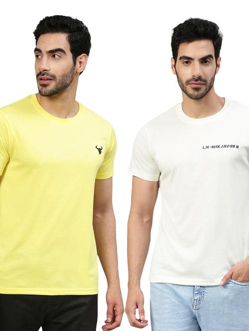 pack of 2 round neck t-shirt - 20368306 - Very Small Image - 1