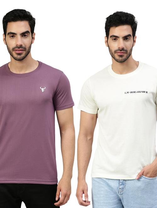 pack of 2 round neck t-shirt - 20368314 - Very Small Image - 1