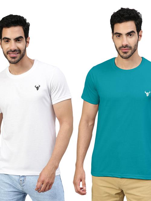 pack of 2 round neck t-shirt - 20368437 - Very Small Image - 1