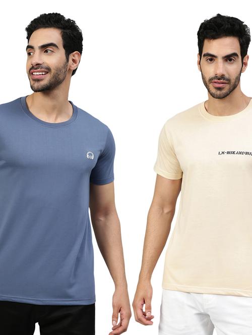 pack of 2 round neck t-shirt - 20368501 - Very Small Image - 1