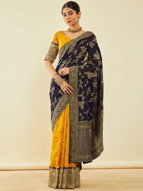 women's embroidered saree - 20369661 - Very Small Image - 1