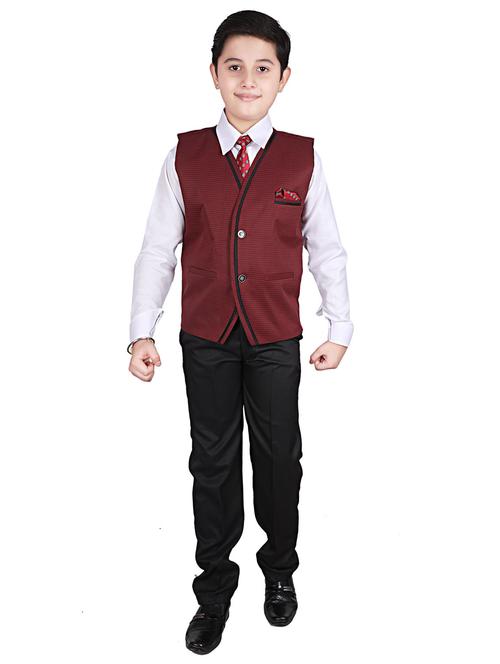 boys full length three piece twin set - 20370025 - Very Small Image - 1