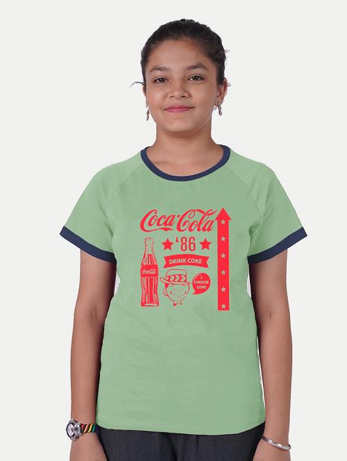 green printed regular tee - 20374247 - Very Small Image - 1