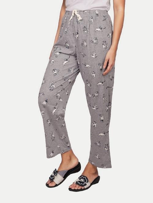 grey graphic print pajama - 20374604 - Very Small Image - 1