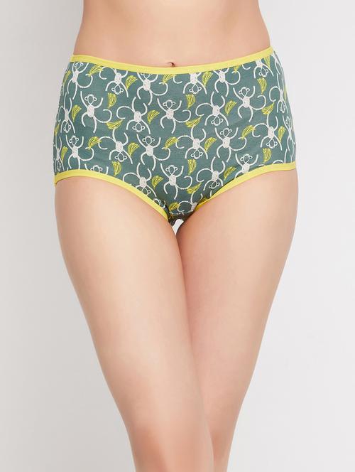 green cotton hipster panty - 20375481 - Very Small Image - 1