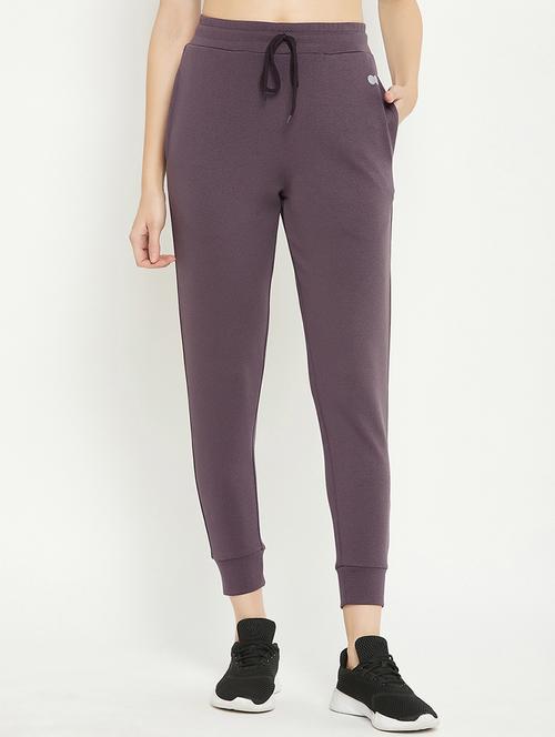 purple solid jogger - 20375916 - Very Small Image - 1