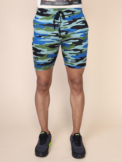 men camouflage print regular fit shorts - 20376762 - Very Small Image - 1