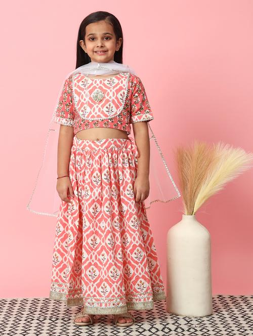 floral lehenga choli with dupatta - 20381566 - Very Small Image - 1