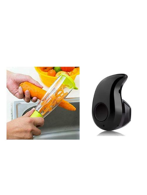 clearex kitchen smart multifunctional vegetable/fruit peeler for kitchen & bluetooth headset with mic - 20383545 - Very Small Image - 1
