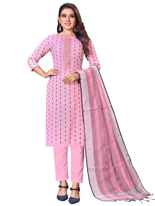 self design unstitched suit set - 20386011 - Very Small Image - 1