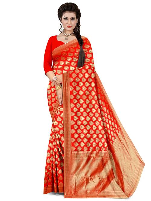 women zari work banarasi saree - 20386136 - Very Small Image - 1