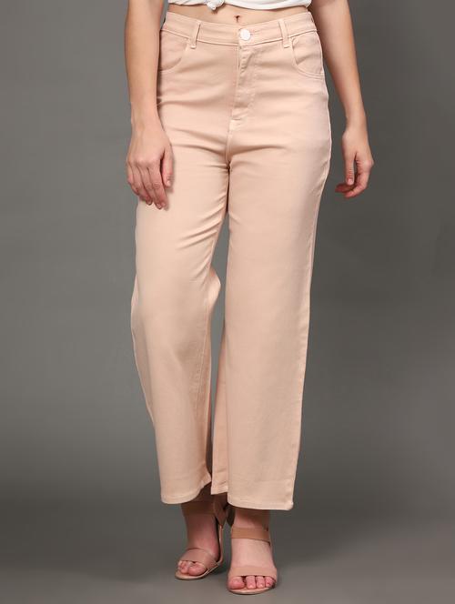 women's plain straight fit jeans - 20386572 - Very Small Image - 1