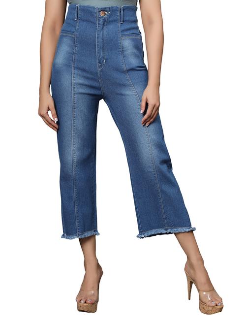 women's plain straight fit jeans - 20386689 - Very Small Image - 1