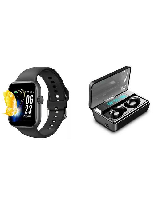 touchwatch with pair of bluetooth headset - 20388134 - Very Small Image - 1