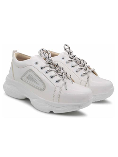 white lace-up sports shoes - 20388778 - Very Small Image - 1