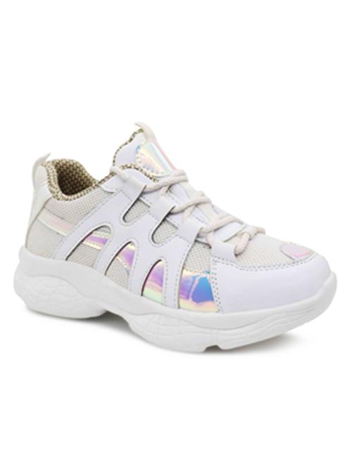 white lace-up sports shoes - 20388779 - Very Small Image - 1