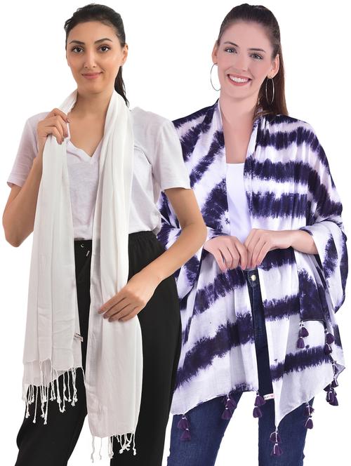 pack of 2 scarves for women/girls - 20389833 - Very Small Image - 1