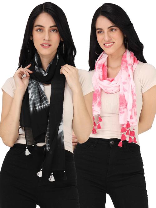 pack of 2 scarves for women/girls - 20389949 - Very Small Image - 1