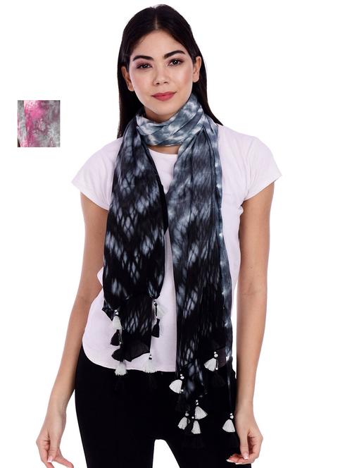pack of 2 viscose scarf - 20390054 - Very Small Image - 1