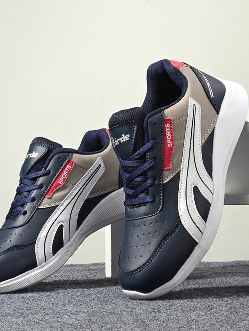 blue patent leather lace up sneakers - 20393322 - Very Small Image - 1