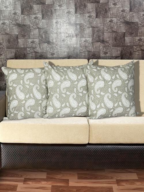 texstylers cotton printed 16 x 16 inches jaipuri cushions cover, pack of 3 - 20395011 - Very Small Image - 1