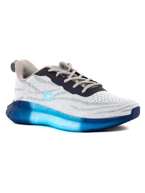 men self design white lace-up sport shoe - 20395047 - Very Small Image - 1
