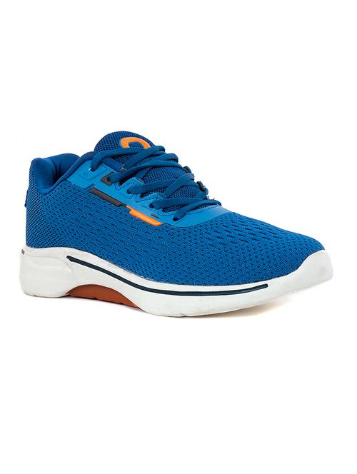 men self designed blue lace-up sport shoe - 20395070 - Very Small Image - 1