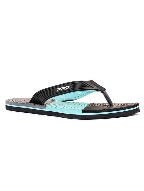 men color blocked black slipper - 20395354 - Very Small Image - 1