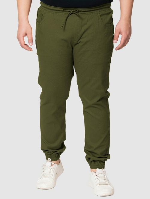 men mid rise solid jogger - 20398044 - Very Small Image - 1