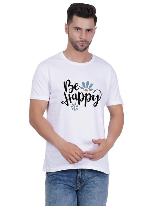 round neck printed unisex t-shirt - 20398174 - Very Small Image - 1