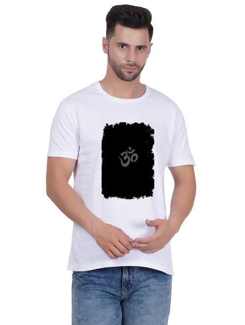 round neck printed unisex t-shirt - 20398194 - Very Small Image - 1