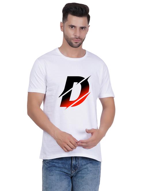 round neck printed unisex t-shirt - 20398204 - Very Small Image - 1