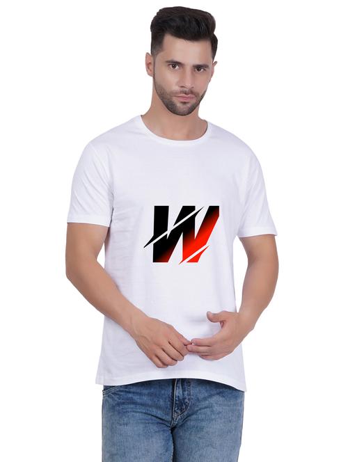 round neck printed unisex t-shirt - 20398223 - Very Small Image - 1