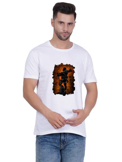 round neck printed unisex t-shirt - 20398231 - Very Small Image - 1