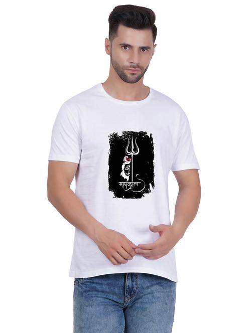 round neck printed unisex t-shirt - 20398240 - Very Small Image - 1